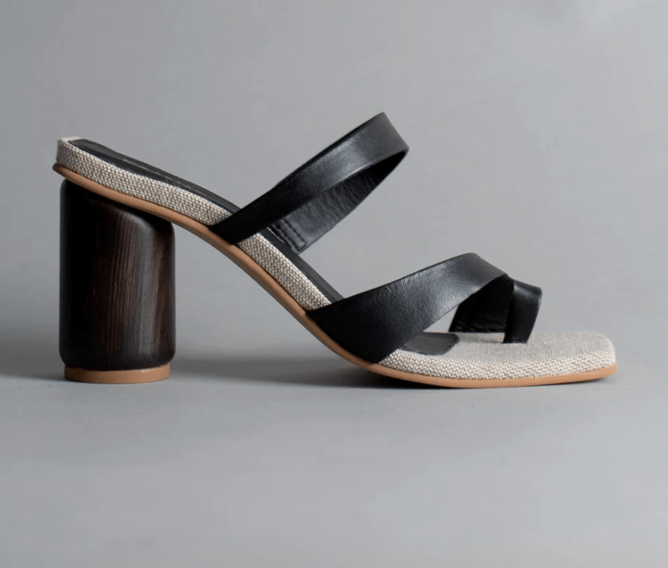 Black Otto Chunky Heel - Amor Lafayette