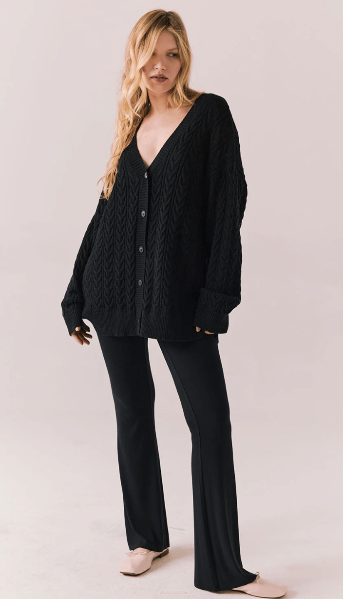 Black Pierre Cardigan - Amor Lafayette