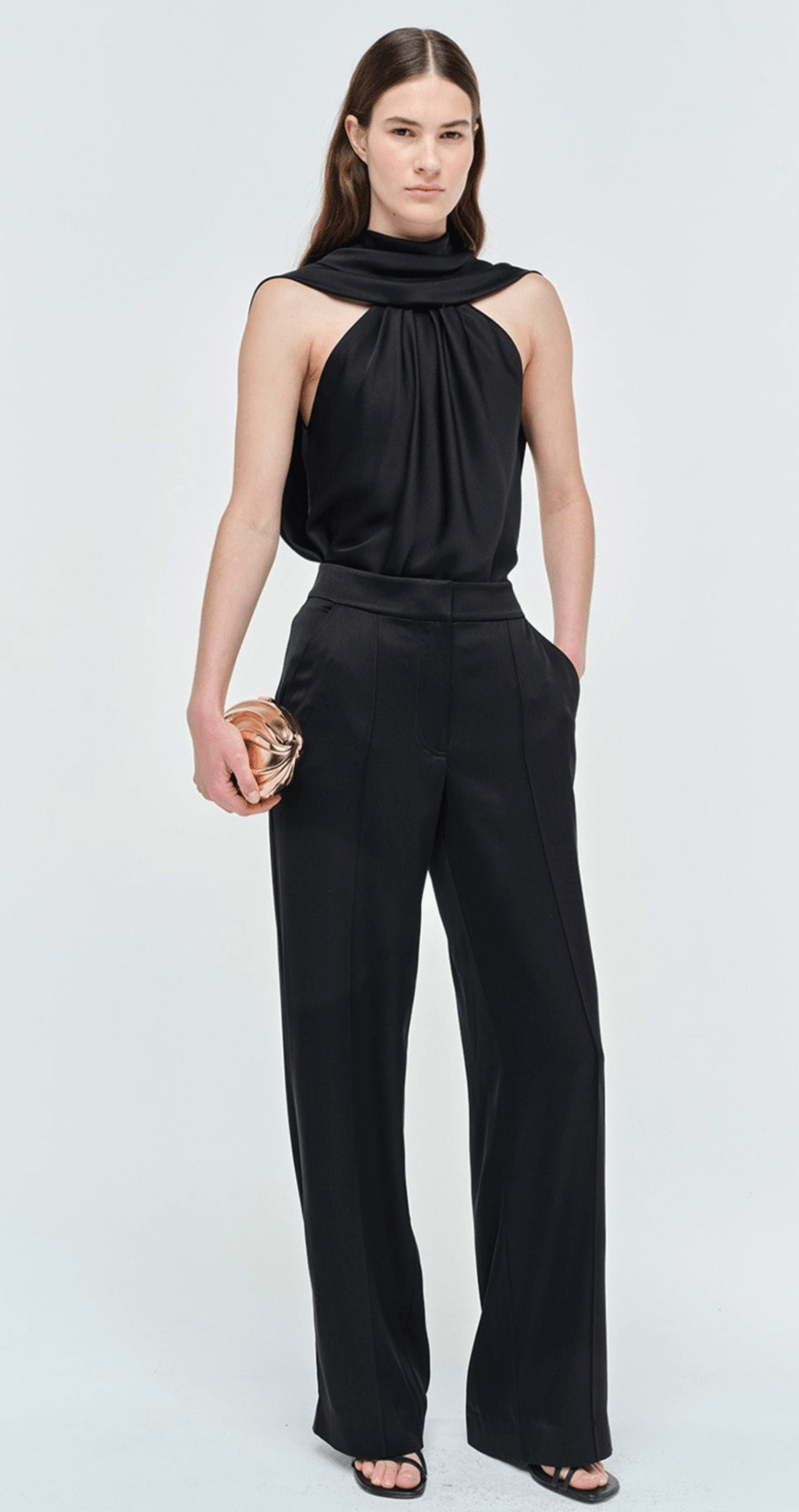 Black Scarlett Cape Top - Amor Lafayette