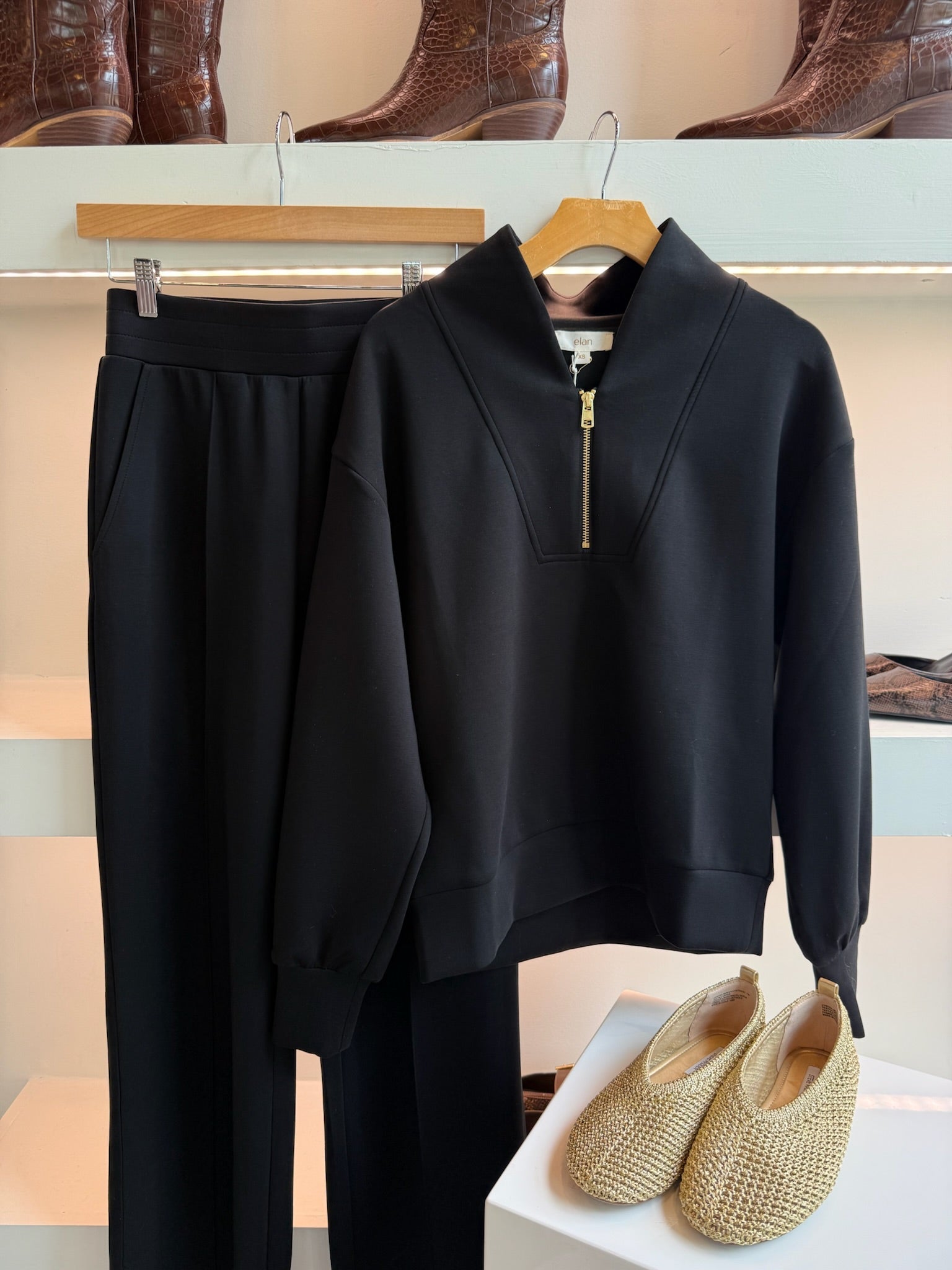 Black Scuba Steve Lounge Pants - Amor Lafayette