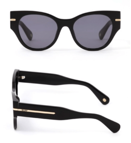 Black Smoke Chit Chat Sunglasses - Amor Lafayette