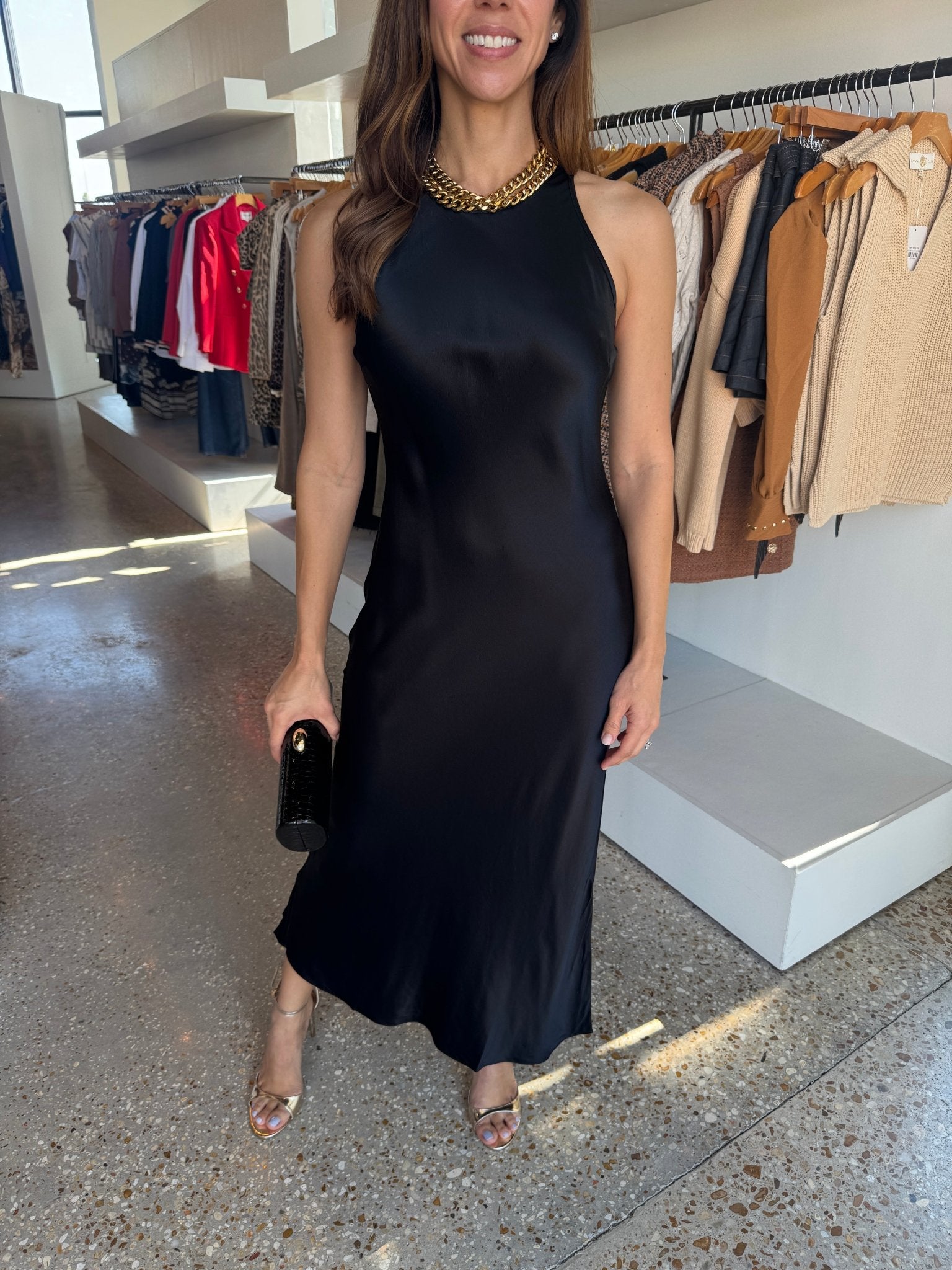 Black Solene Dress - Amor Lafayette