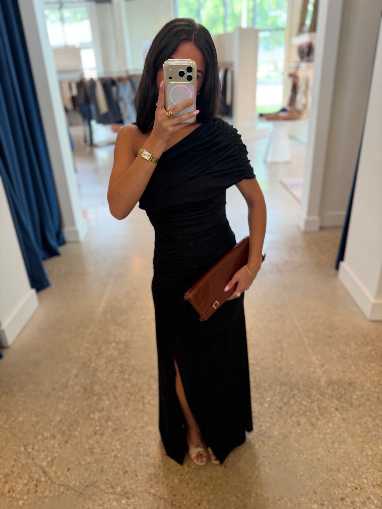Black Solina Gown - Amor Lafayette