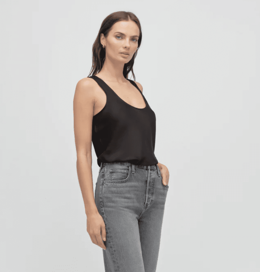 Black The Clean Cut Tank - Amor Lafayette
