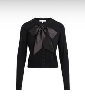 Black The Take A Bow Cardigan - Amor Lafayette