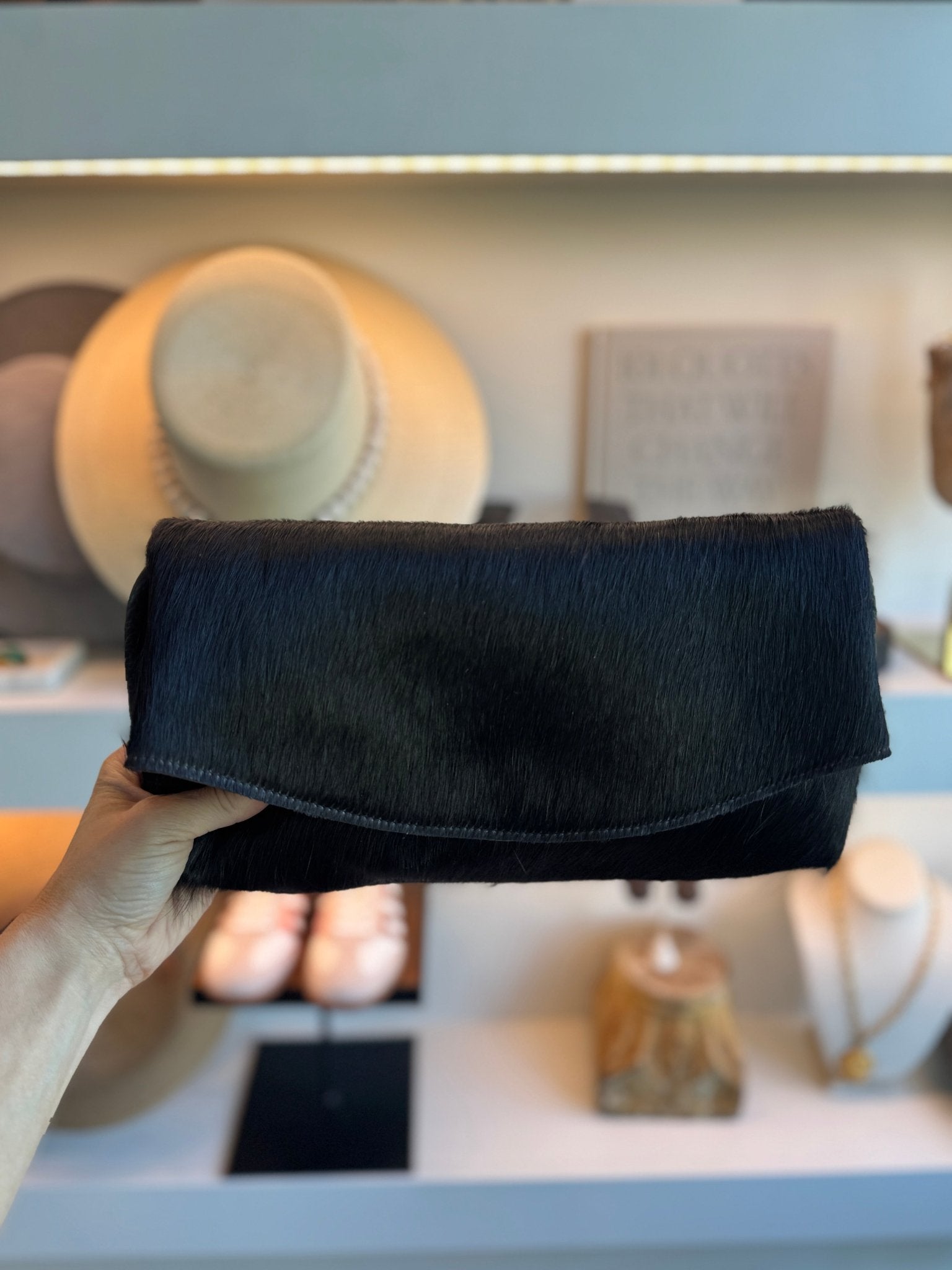 Black Valentina Clutch - Amor Lafayette