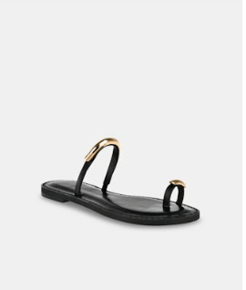 Black Wink Sandal - Amor Lafayette
