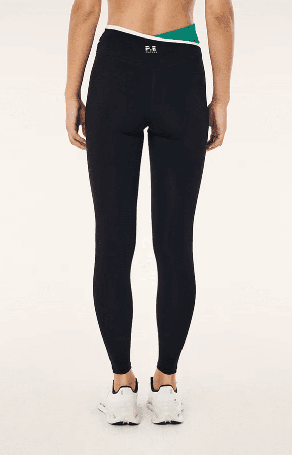 Black/College Green Status Full Length Legging - Amor Lafayette