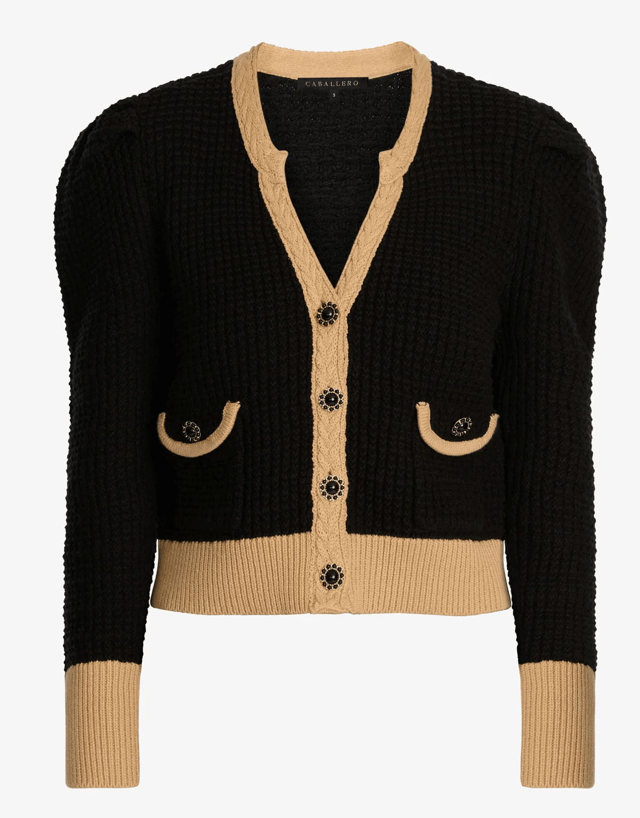 Black/Cream Jou Sweater - Amor Lafayette
