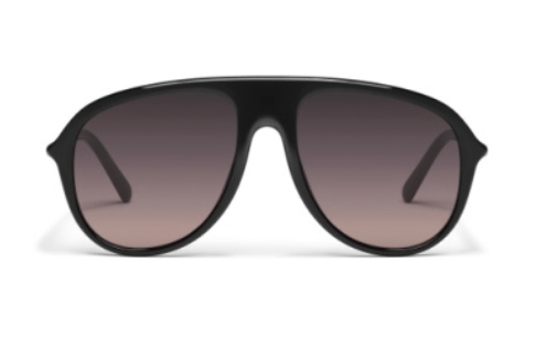 Black/Smoke Chart Topper Sunglasses - Amor Lafayette