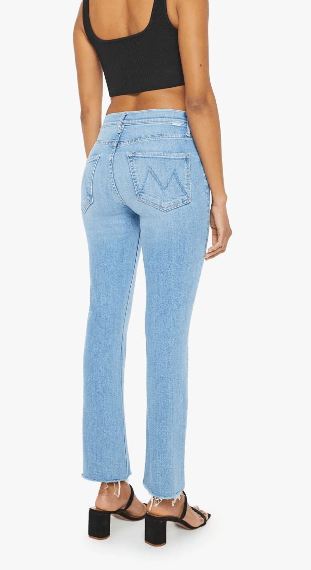 Blessing In Disguise Mid Rise Dazzler Ankle Fray - Amor Lafayette