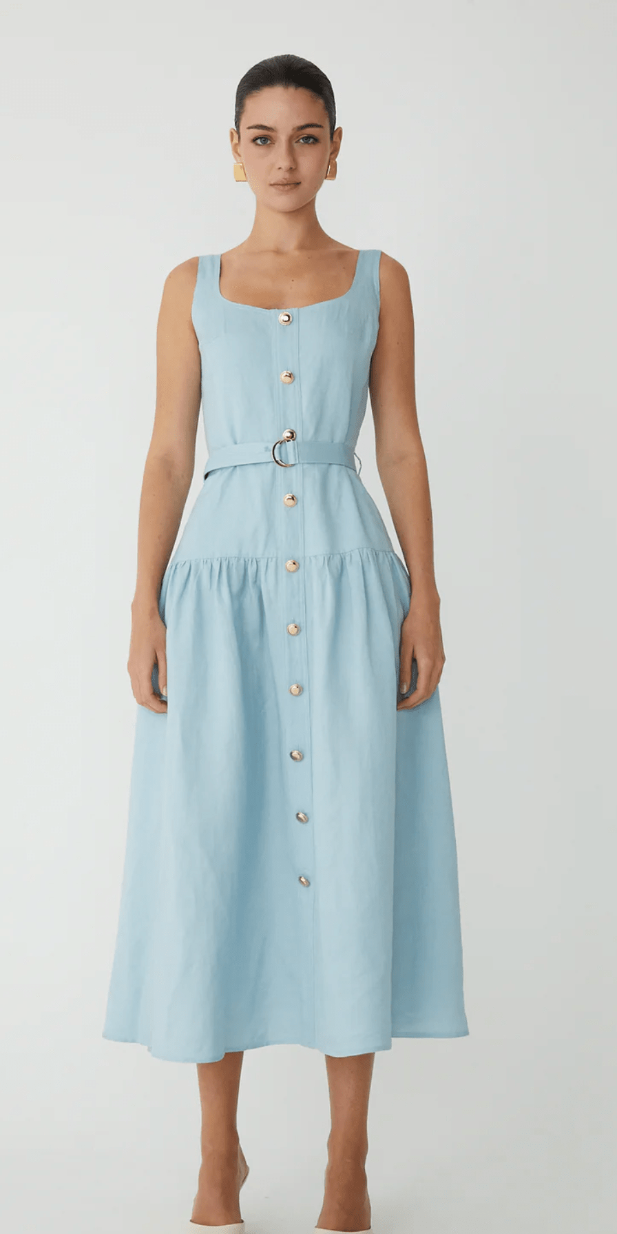 Blue Callan Dress - Amor Lafayette