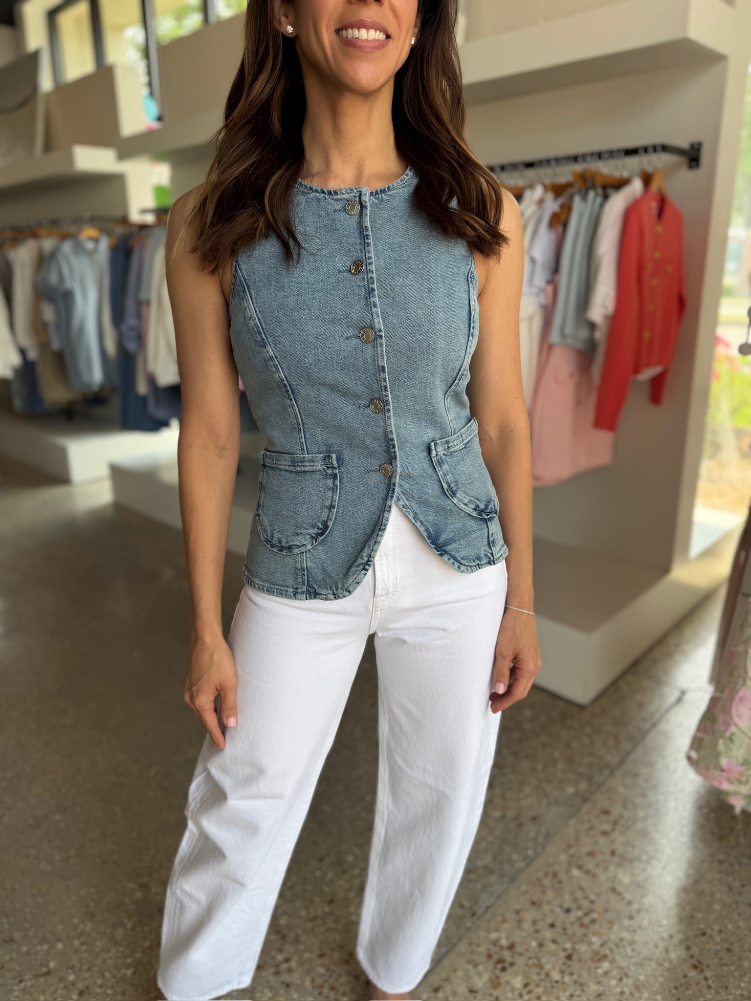 Blue Eyed Girl Portola Top - Amor Lafayette