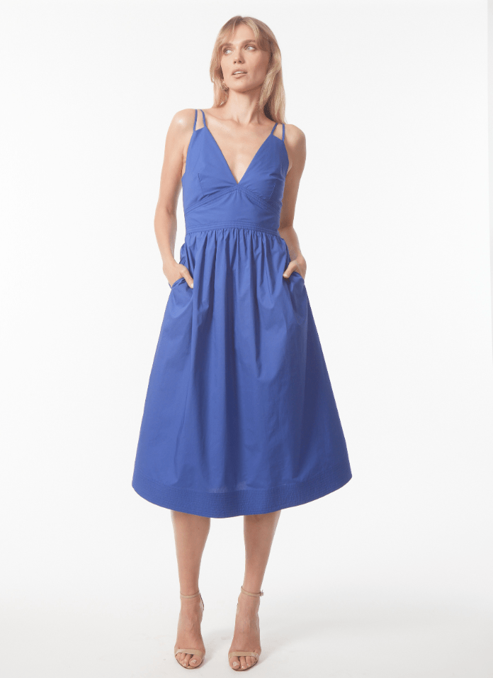 Blue Floria Dress - Amor Lafayette