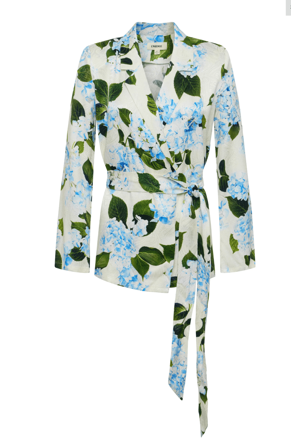Blue Hydrangea Ciara Robe Top - Amor Lafayette