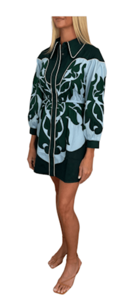 Blue Lagoon Zelle Dress - Amor Lafayette