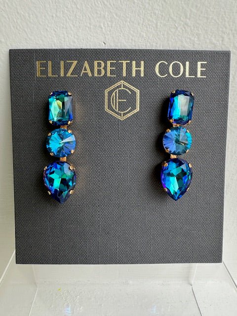 Blue Livy Earrings - Amor Lafayette