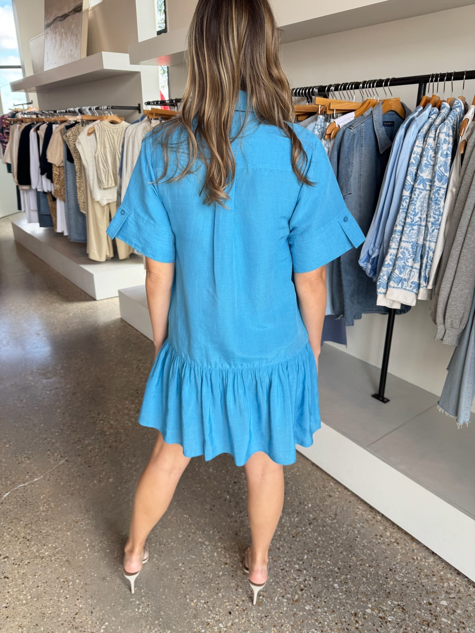 Blue Lola Dress - Amor Lafayette