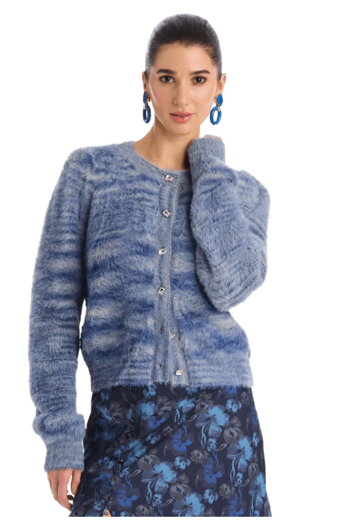 Blue Space Sloan Cardigan - Amor Lafayette