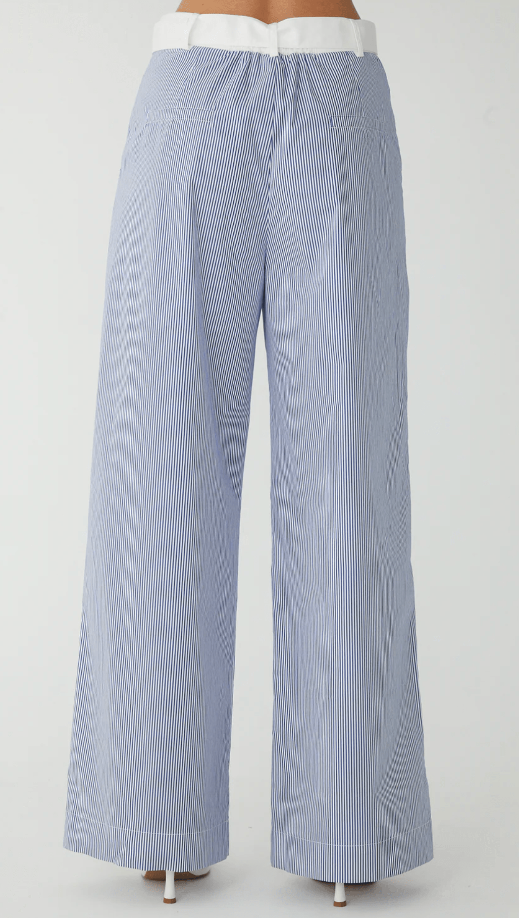 Blue Stripe Charlotte Pant - Amor Lafayette
