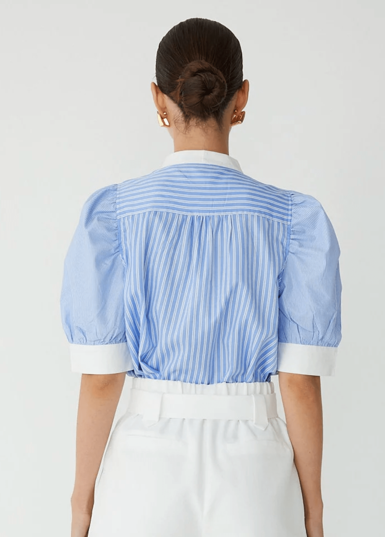Blue Ziva Blouse - Amor Lafayette