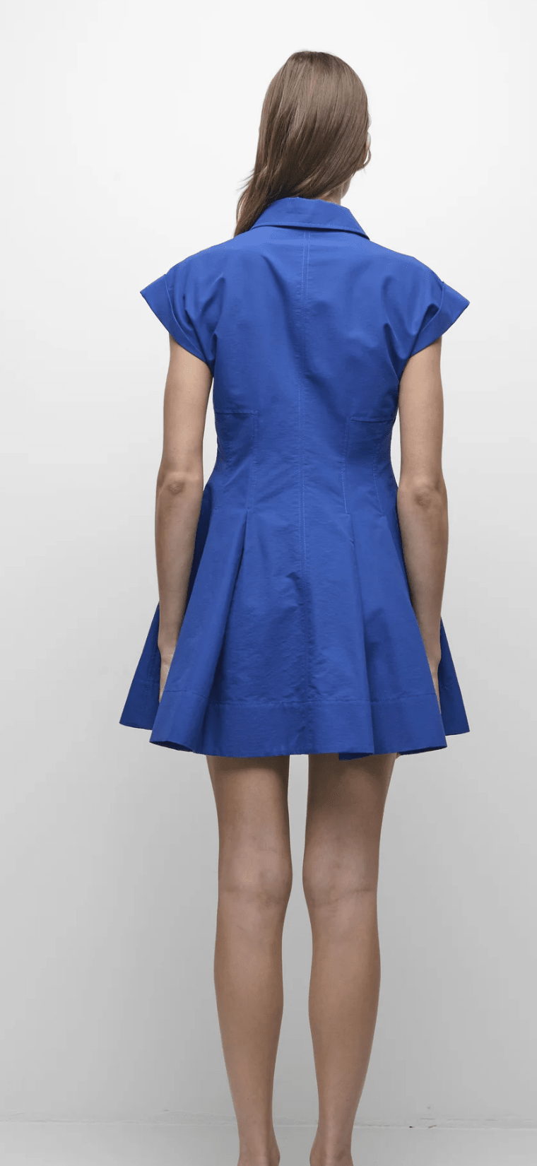 SIMKHAI Blueberry Clemmie Cotton Mini Dress Blueberry / 4