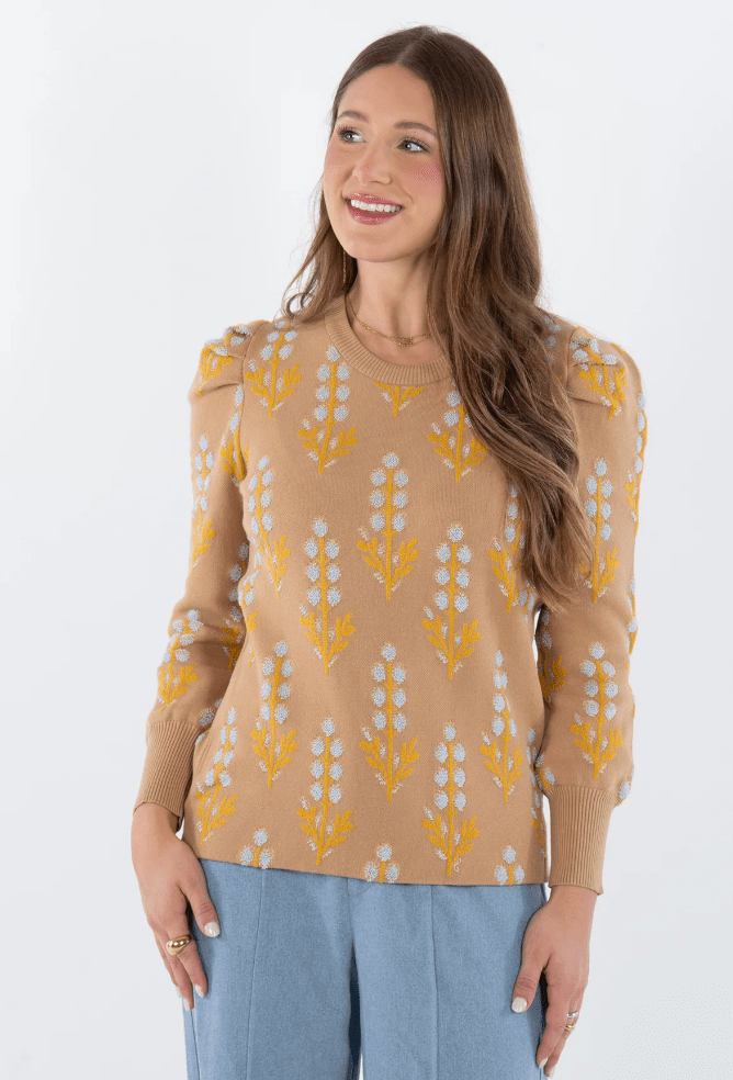 Bluebonnet Julia Sweater - Amor Lafayette