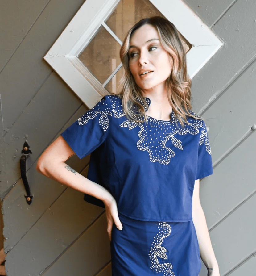 Bluebonnet Top - Amor Lafayette