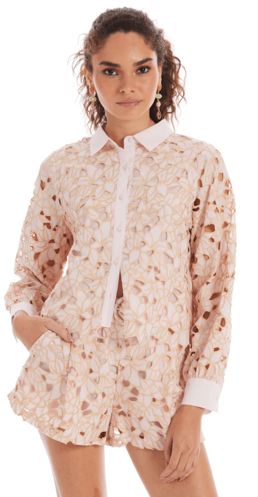 Blush Phoebe Shirt - Amor Lafayette