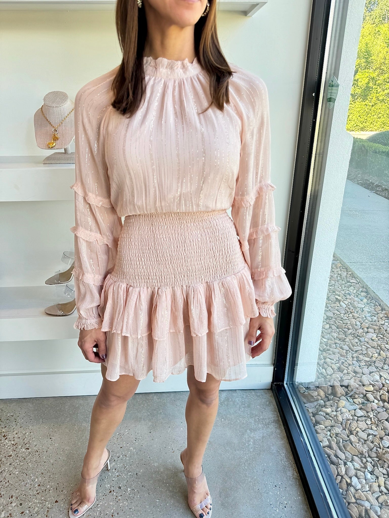 Blush Pixie Mini Dress - Amor Lafayette