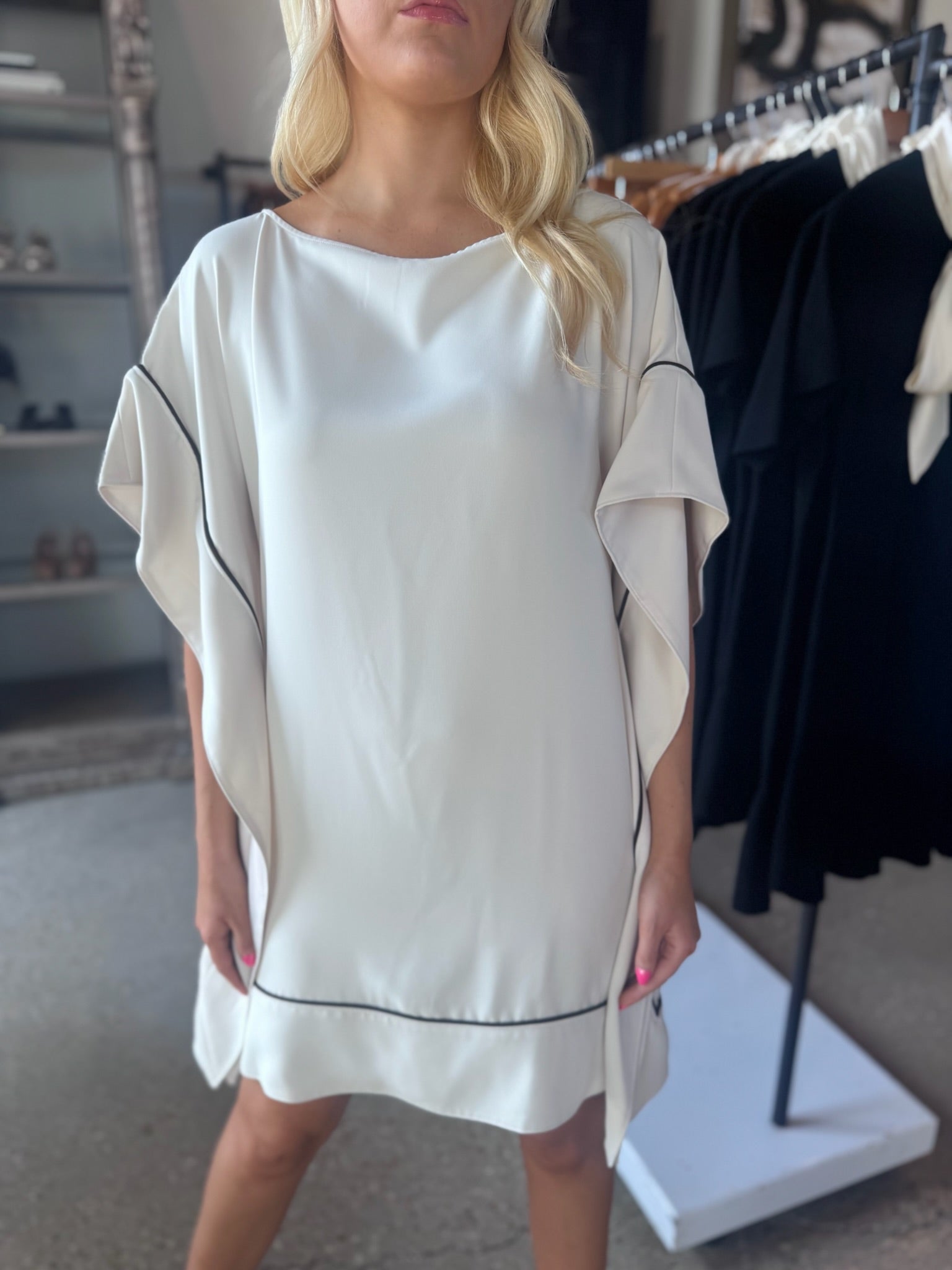 Bonita Beige Kalena Dress - Amor Lafayette