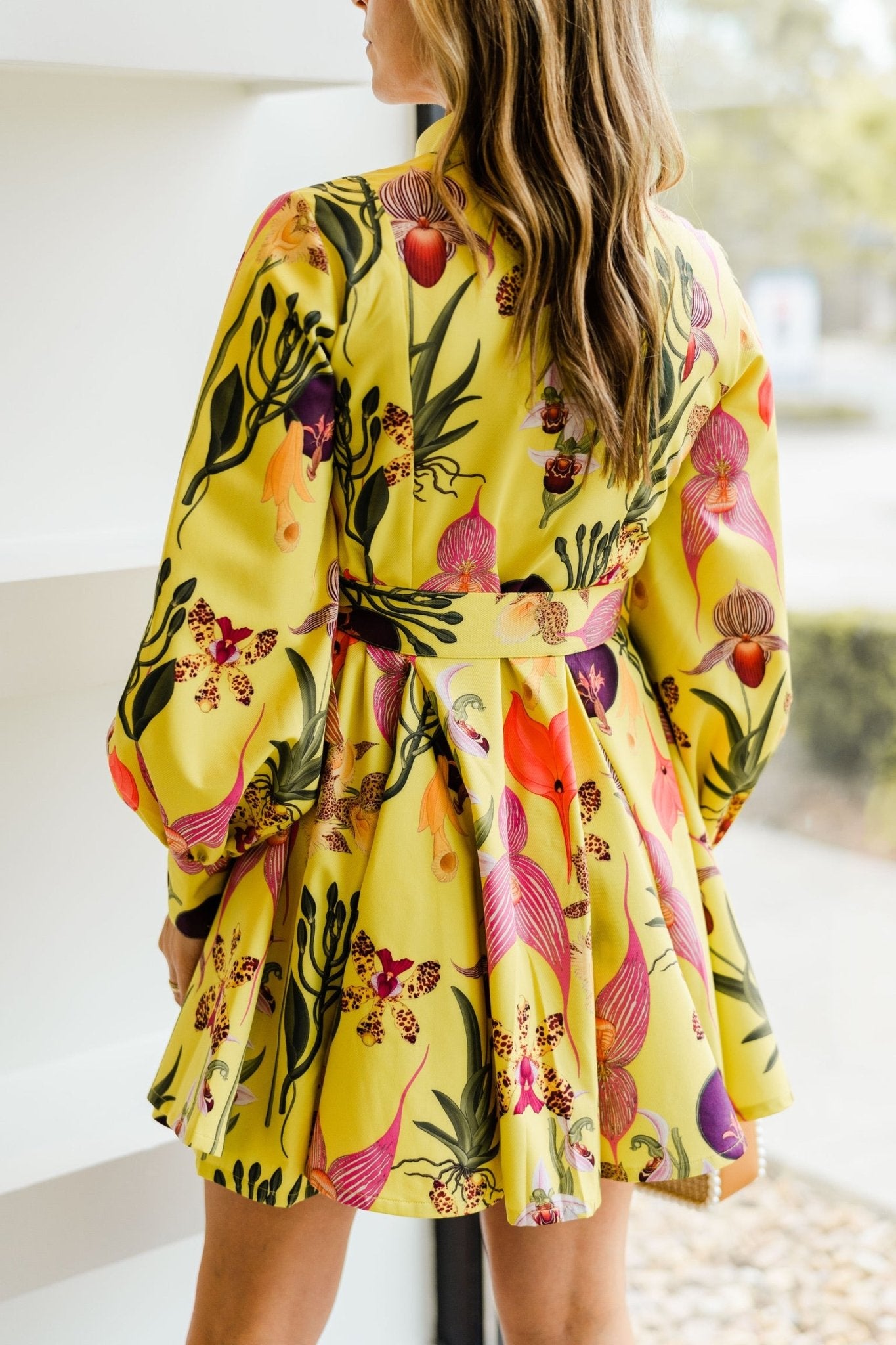 Botanica Yellow Amorio Dress - Amor Lafayette