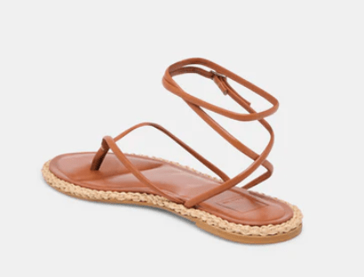 Brown Leather Cove Sandals - Amor Lafayette