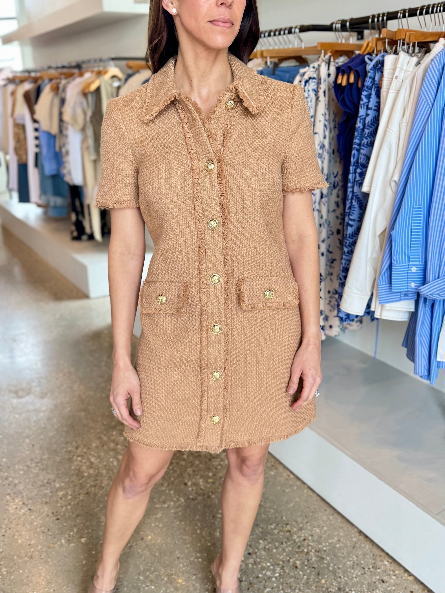 Brown Sugar Pammy Dress - Amor Lafayette