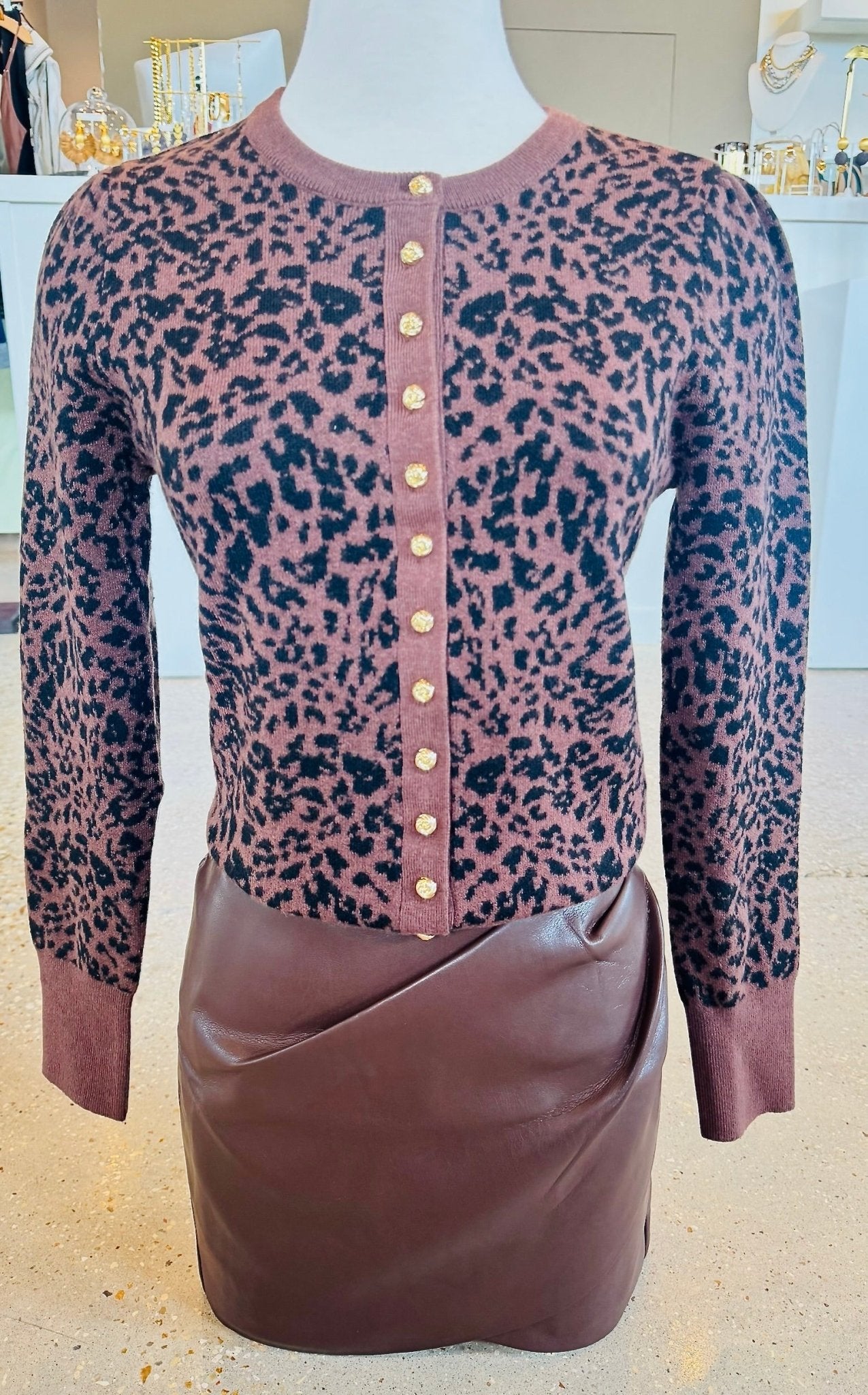 Brown Tulum Cardi - Amor Lafayette