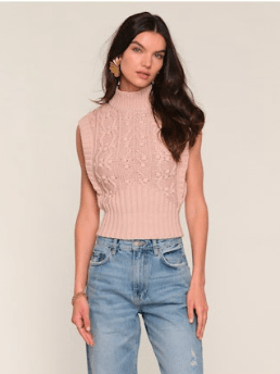 Buff Cosmia Vest - Amor Lafayette