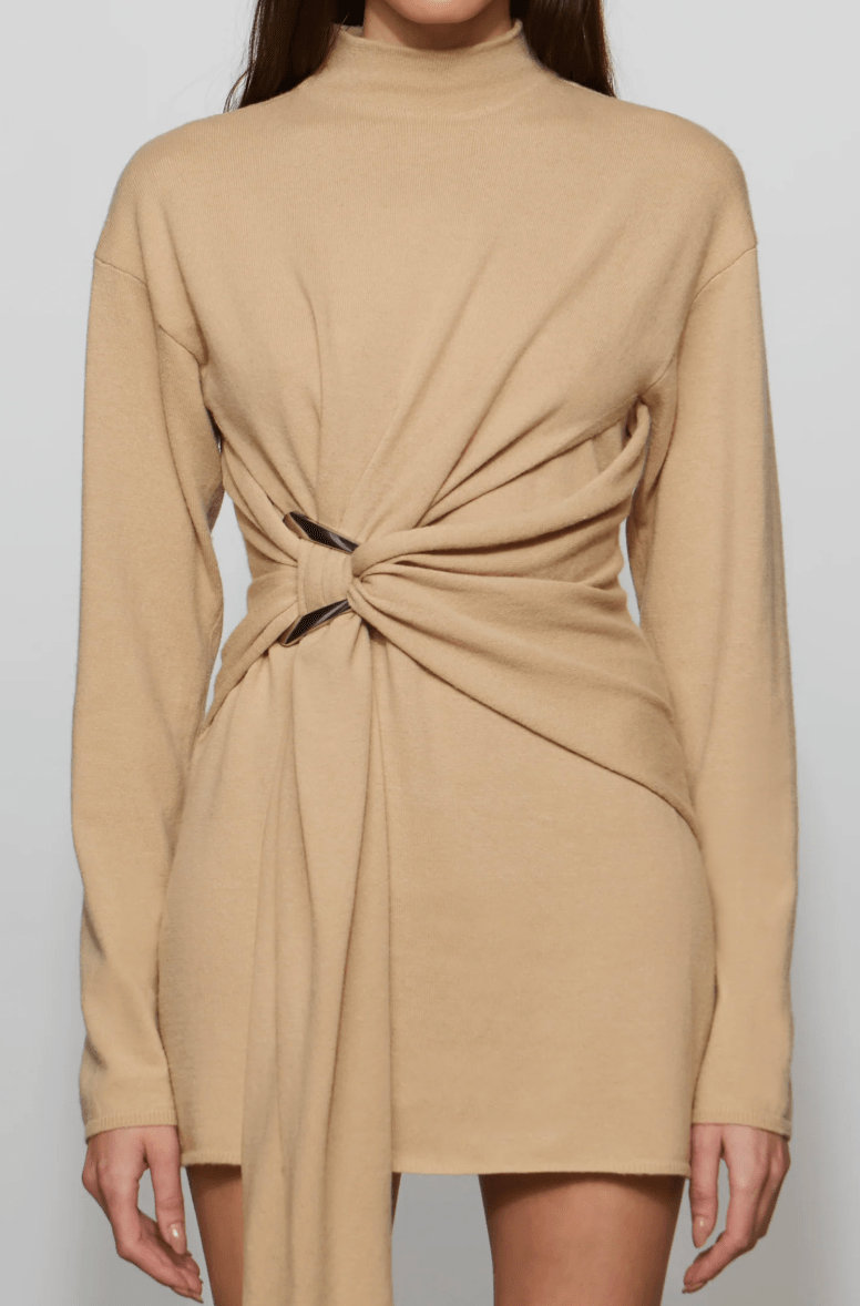 Buff Poala Knit Dress - Amor Lafayette