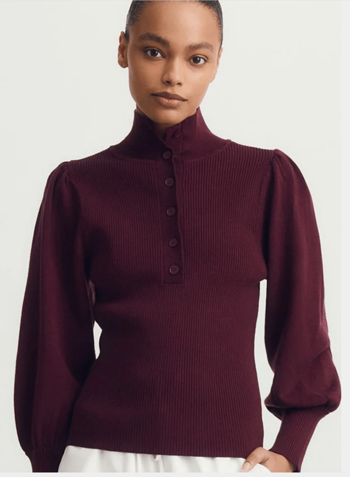 Burgundy Ash Sweater - Amor Lafayette