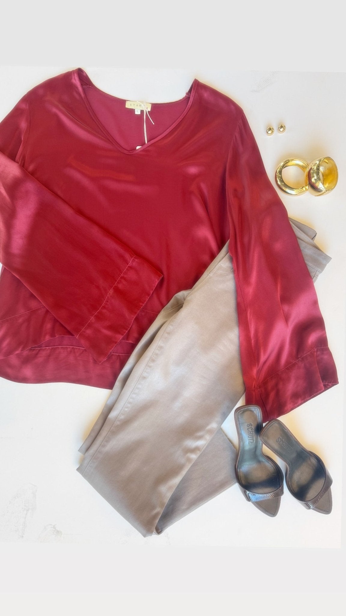 Burgundy Dove Top - Amor Lafayette