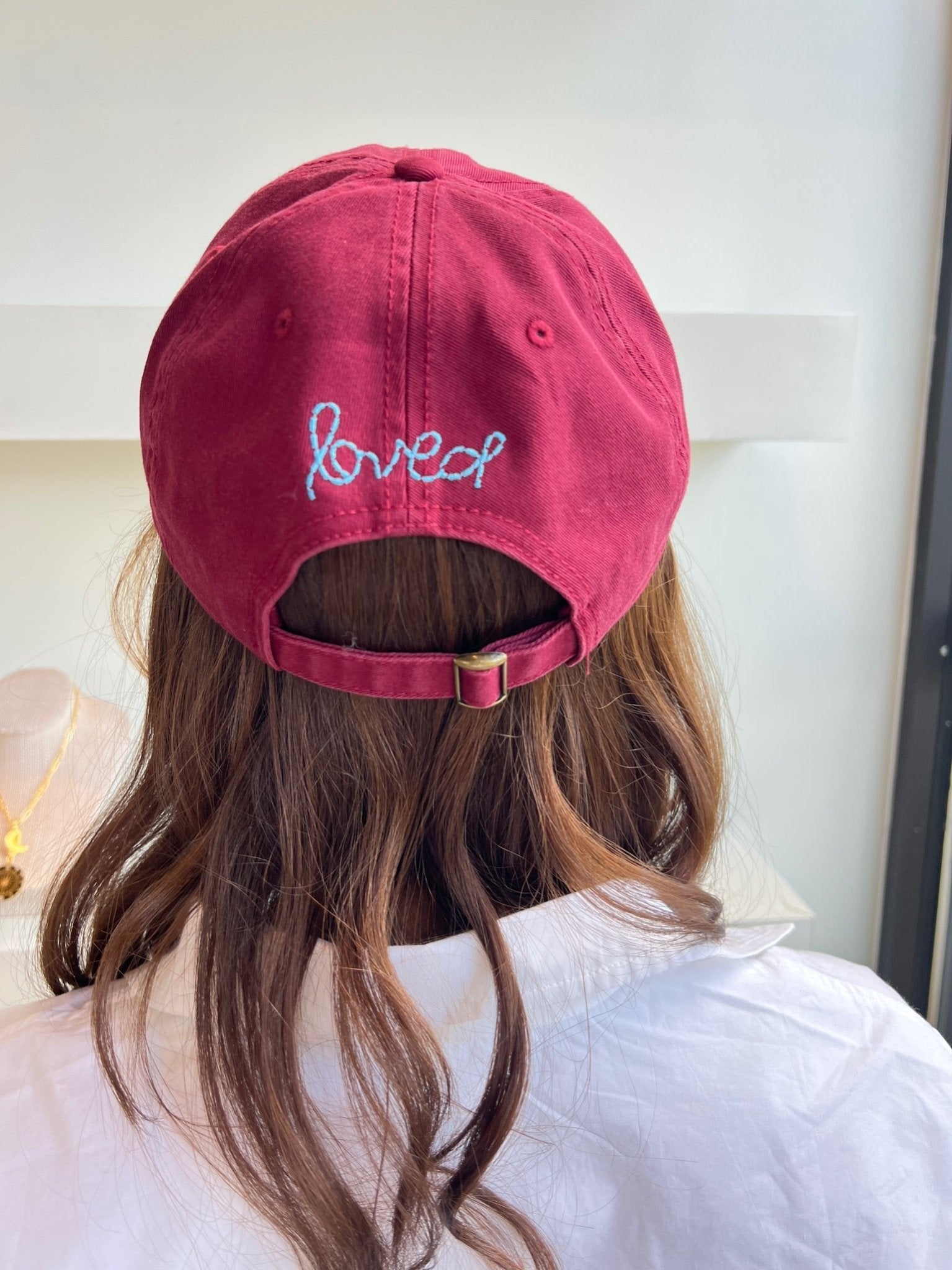 Burgundy Kerris Heart Hat - Amor Lafayette