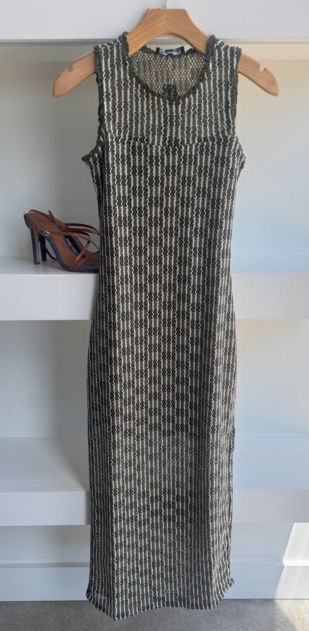 Burnt Olive Nyssa Dress - Amor Lafayette