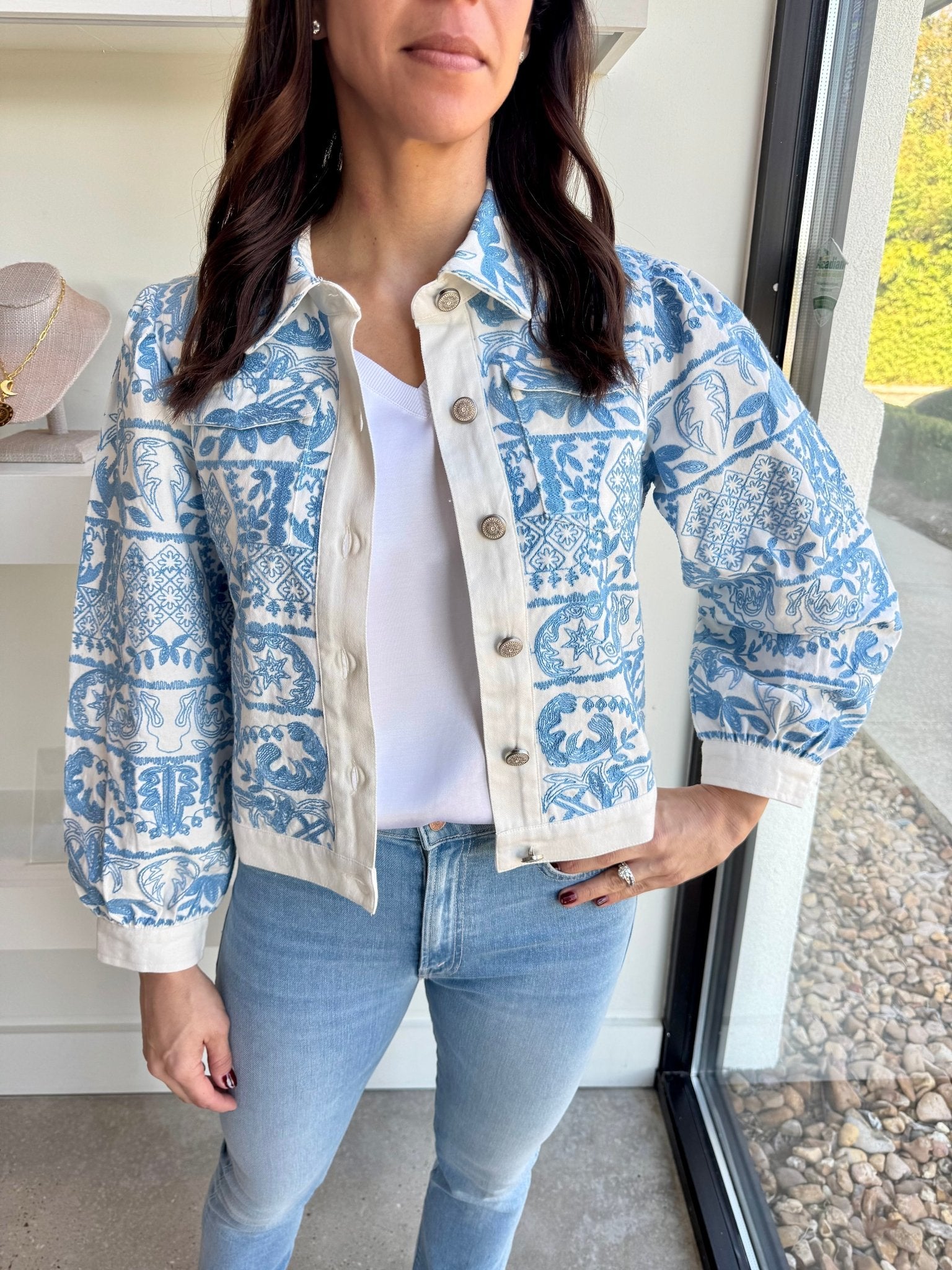 Byron Embroidered Jacket - Amor Lafayette