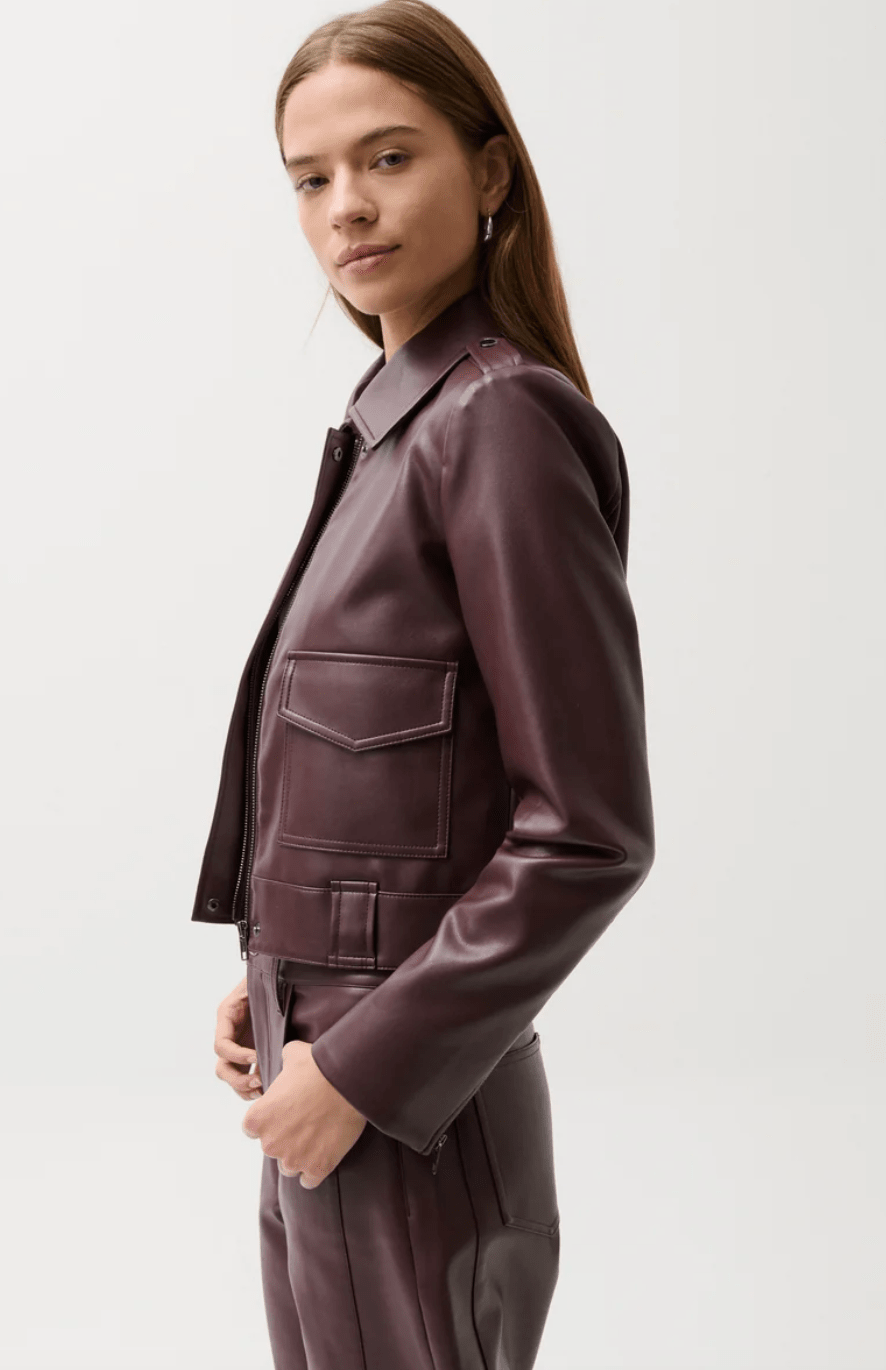 Cabernet BEX SHRUNKEN JACKET - Amor Lafayette
