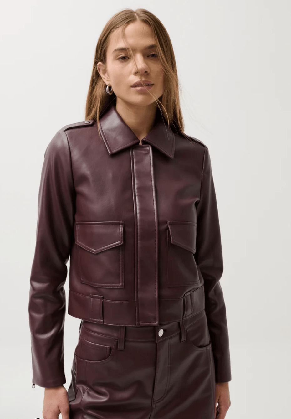 Cabernet BEX SHRUNKEN JACKET - Amor Lafayette