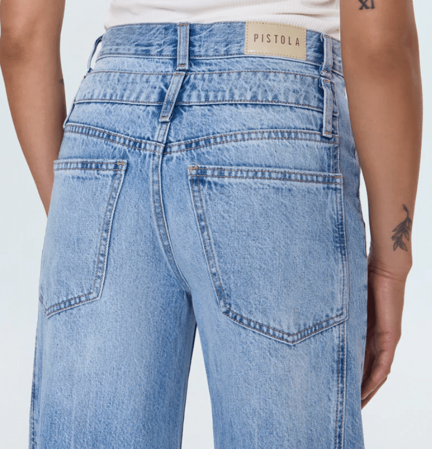 Caleb High Rise Stacked Waist Jean - Era - Amor Lafayette