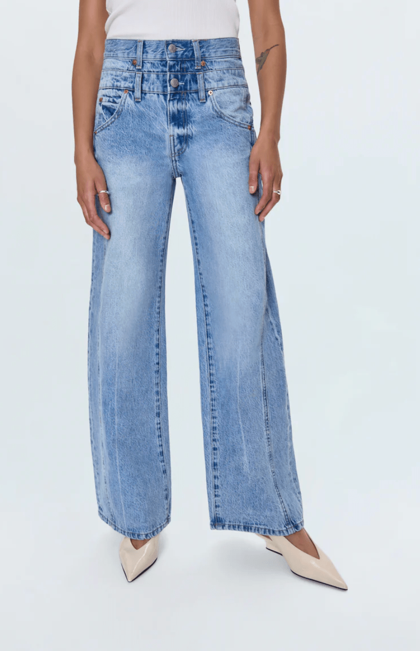 Caleb High Rise Stacked Waist Jean - Era - Amor Lafayette
