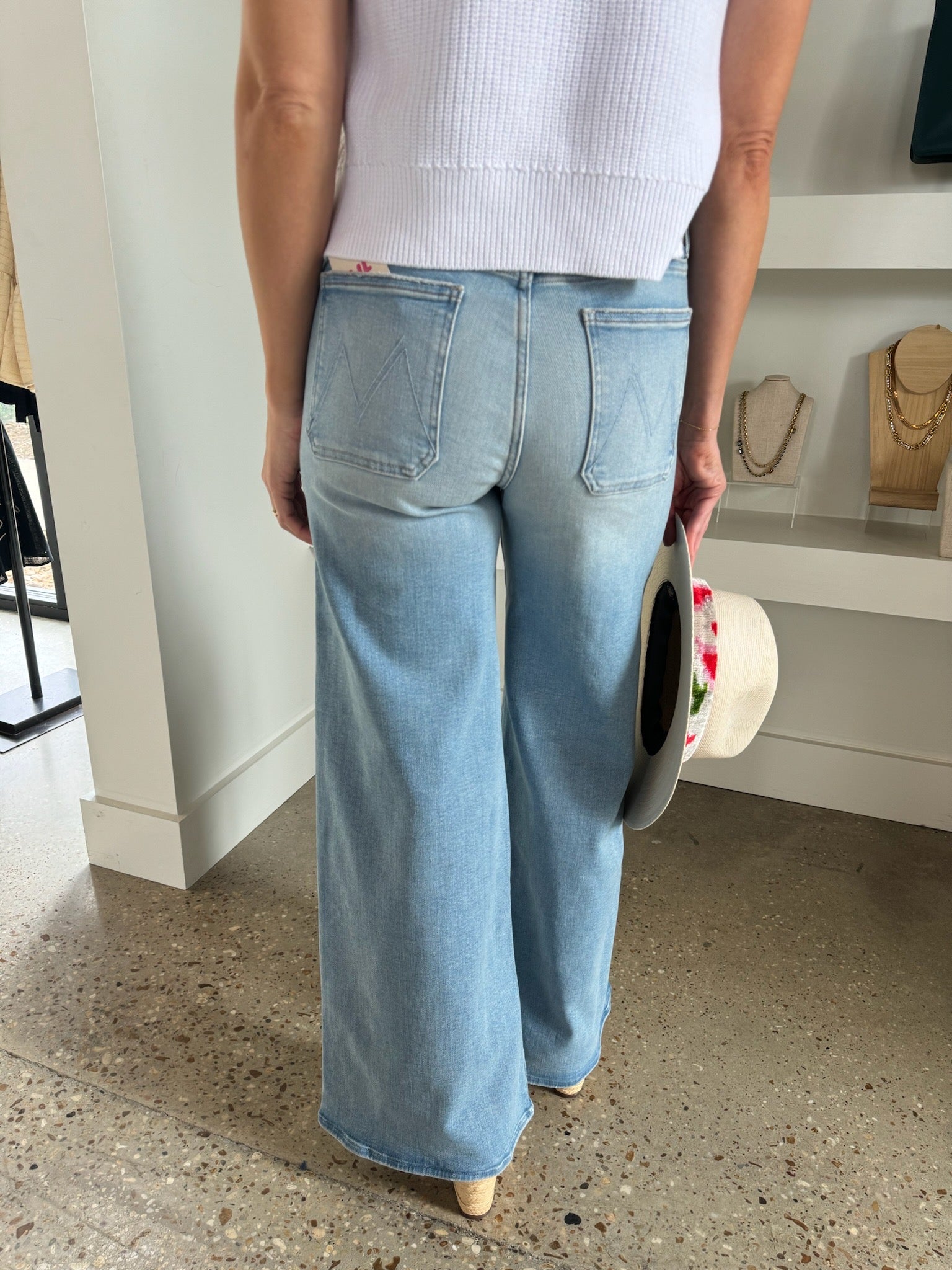 California Lil Patch Pocket Undercover Sneak Jeans - Amor Lafayette