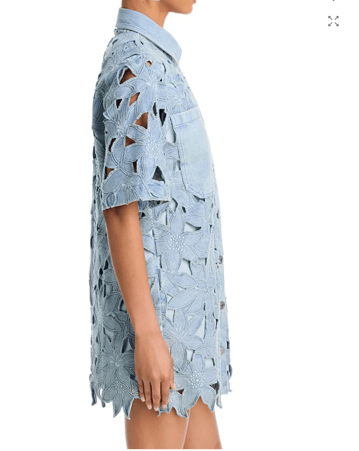 Calyn Mini Shirt Dress - Amor Lafayette