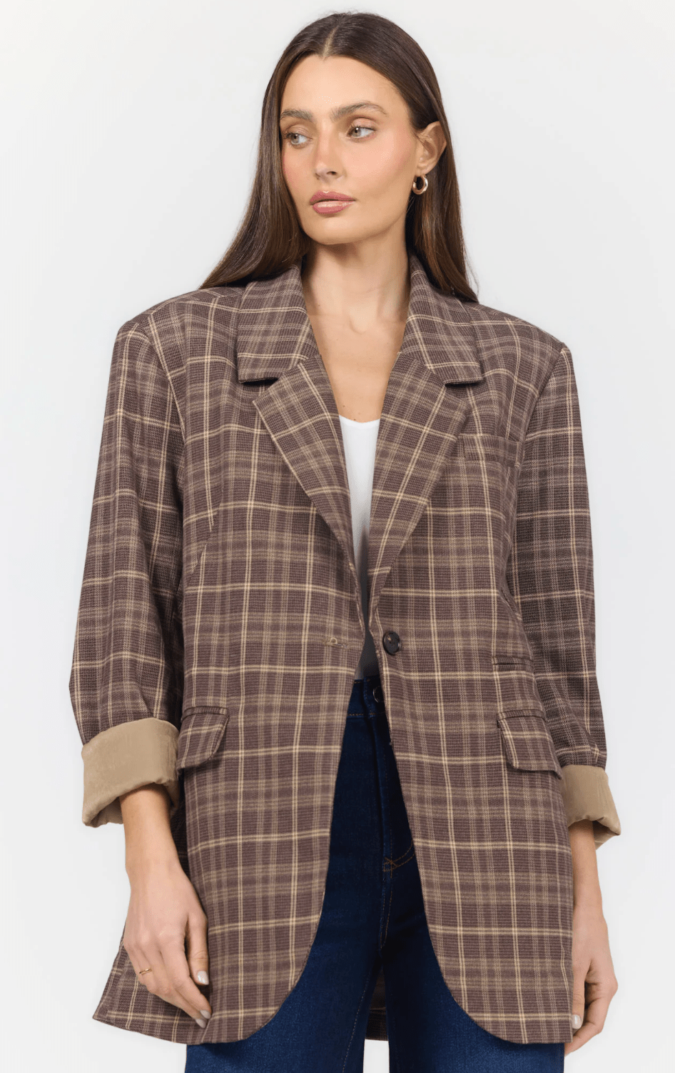 Cambridge Check Spencer Blazer - Amor Lafayette