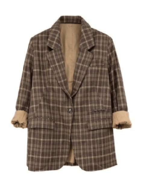 Cambridge Check Spencer Blazer - Amor Lafayette
